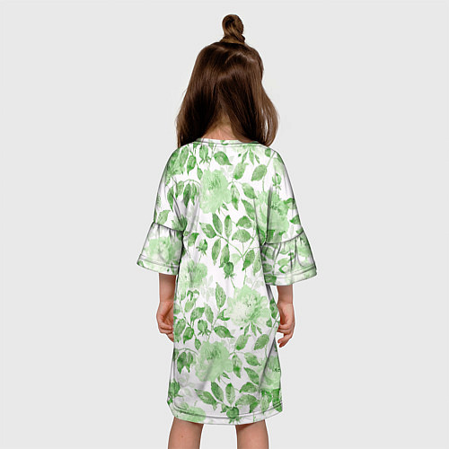 Детское платье Пышная растительность / 3D-принт – фото 4