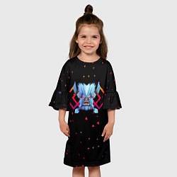 Платье клеш для девочки Dota 2 - Spirit Breaker, цвет: 3D-принт — фото 2