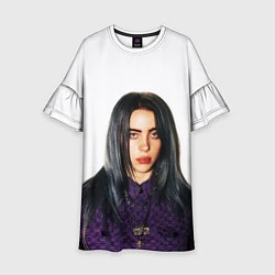 Платье клеш для девочки BILLIE EILISH, цвет: 3D-принт