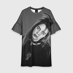 Платье клеш для девочки BILLIE EILISH, цвет: 3D-принт