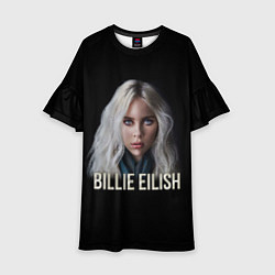 Платье клеш для девочки BILLIE EILISH, цвет: 3D-принт