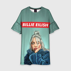 Платье клеш для девочки Billie Eilish, цвет: 3D-принт