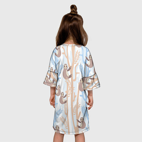 Детское платье Ленивец стайл / 3D-принт – фото 4