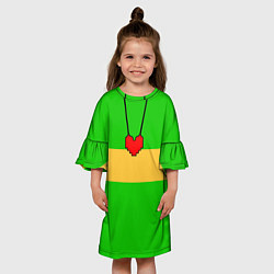 Платье клеш для девочки ЧАРА CHARA, цвет: 3D-принт — фото 2
