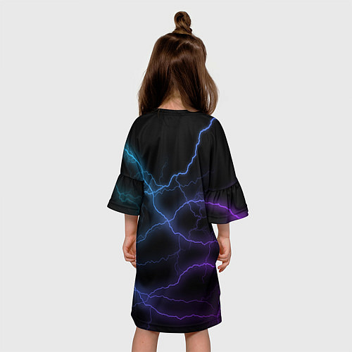 Детское платье Brawl Stars LEON / 3D-принт – фото 4
