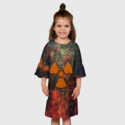 Платье клеш для девочки СТАЛКЕР, цвет: 3D-принт — фото 2