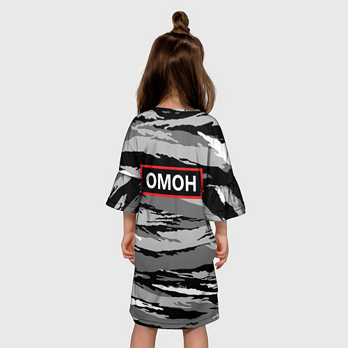 Детское платье ОМОН / 3D-принт – фото 4