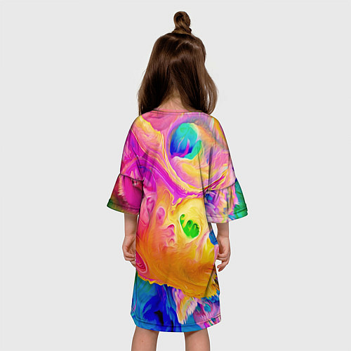 Детское платье Девушка На Стиле / 3D-принт – фото 4