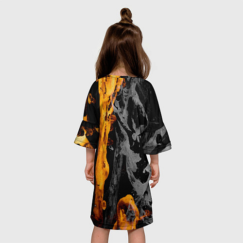 Детское платье Black Gold / 3D-принт – фото 4