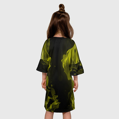 Детское платье Brawl Stars SALLY LEON / 3D-принт – фото 4