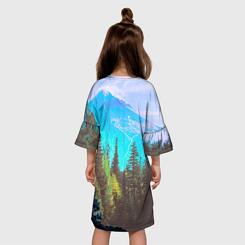 Детское платье Счастье не за горами / 3D-принт – фото 4