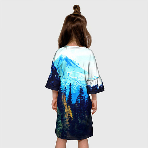 Детское платье Лес / 3D-принт – фото 4