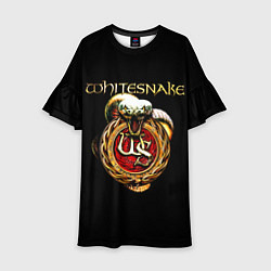 Платье клеш для девочки Whitesnake, цвет: 3D-принт