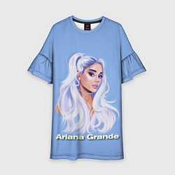 Платье клеш для девочки Ariana Grande Ариана Гранде, цвет: 3D-принт
