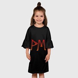 Платье клеш для девочки Пэйтон Мурмайер, цвет: 3D-принт — фото 2