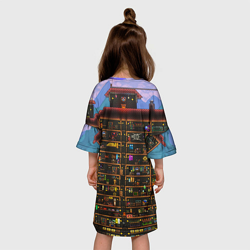 Детское платье TERRARIA / 3D-принт – фото 4