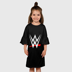 Платье клеш для девочки WWE, цвет: 3D-принт — фото 2