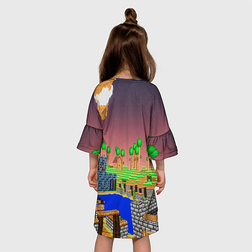 Детское платье Terraria / 3D-принт – фото 4