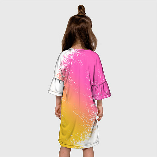 Детское платье Бравл Старс Сэнди / 3D-принт – фото 4