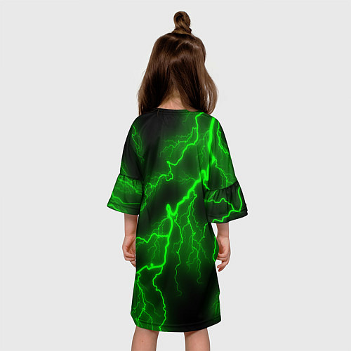 Детское платье Brawl Stars LEON / 3D-принт – фото 4