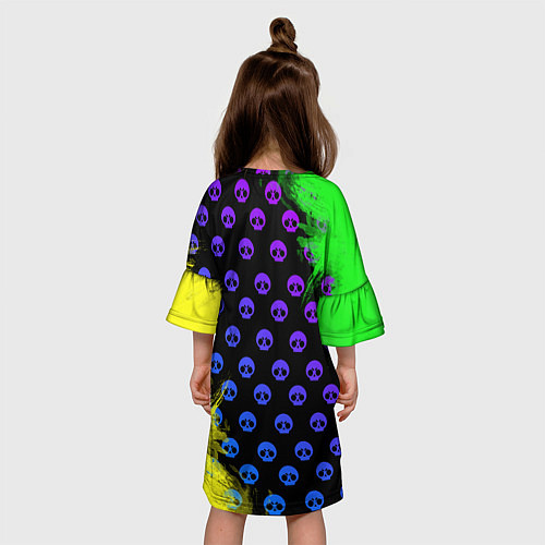 Детское платье Brawl Stars leon / 3D-принт – фото 4