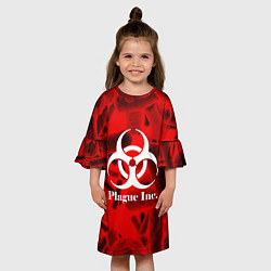 Платье клеш для девочки PLAGUE INC, цвет: 3D-принт — фото 2