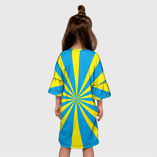 Детское платье Флаг ВВС / 3D-принт – фото 4
