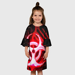 Платье клеш для девочки Plague Inc ShB Oko, цвет: 3D-принт — фото 2