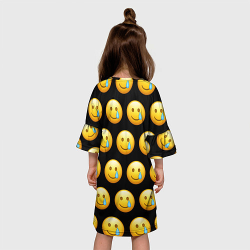 Детское платье New Emoji / 3D-принт – фото 4
