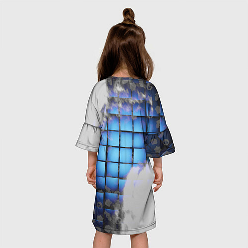 Детское платье BRAWL STARS:RICOCHET / 3D-принт – фото 4