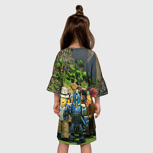 Детское платье ROBLOX / 3D-принт – фото 4