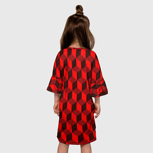 Детское платье Кубики / 3D-принт – фото 4