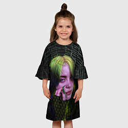 Платье клеш для девочки ПАУТИНА, цвет: 3D-принт — фото 2
