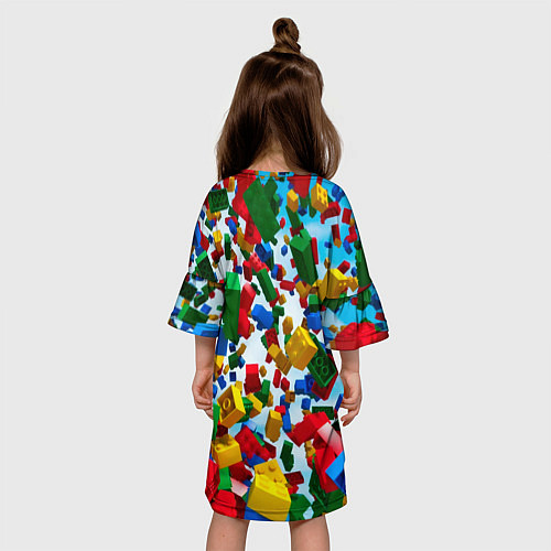 Детское платье Roblox Cubes / 3D-принт – фото 4