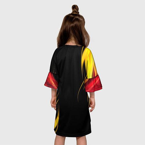 Детское платье Грозовой кошак / 3D-принт – фото 4