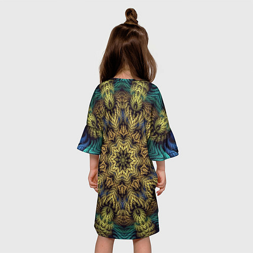 Детское платье Мандала / 3D-принт – фото 4