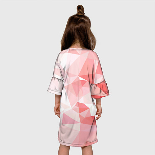 Детское платье Pink abstraction / 3D-принт – фото 4