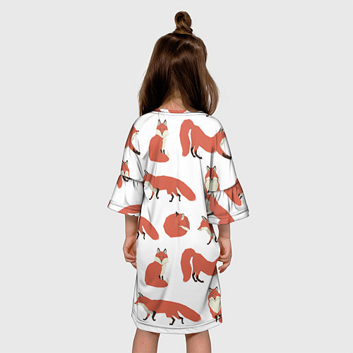Детское платье Лисий хвост / 3D-принт – фото 4