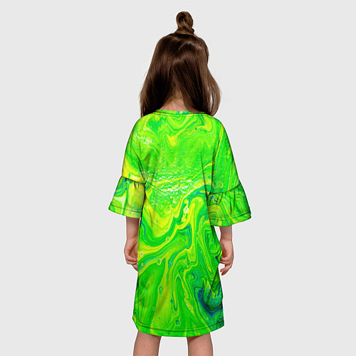Детское платье ЯДОВИТЫЙ / 3D-принт – фото 4