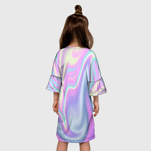 Детское платье Vaporwave / 3D-принт – фото 4