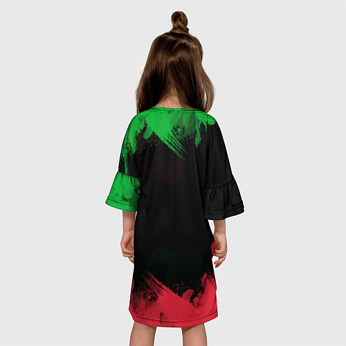 Детское платье Brawl stars SPIKE / 3D-принт – фото 4