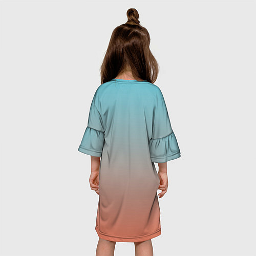 Детское платье I need coffee / 3D-принт – фото 4