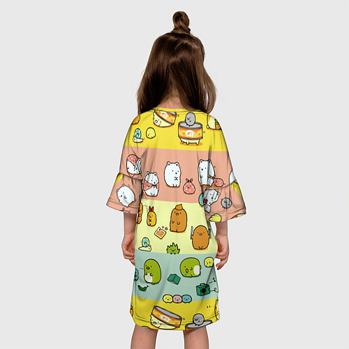 Детское платье Котоколлаж 08 / 3D-принт – фото 4