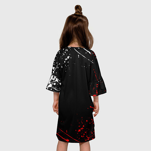 Детское платье FORTNITE IKONIK / 3D-принт – фото 4
