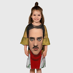 Платье клеш для девочки Little Big: Banana Man, цвет: 3D-принт — фото 2