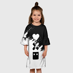 Платье клеш для девочки LOVE DEATH ROBOTS LDR, цвет: 3D-принт — фото 2
