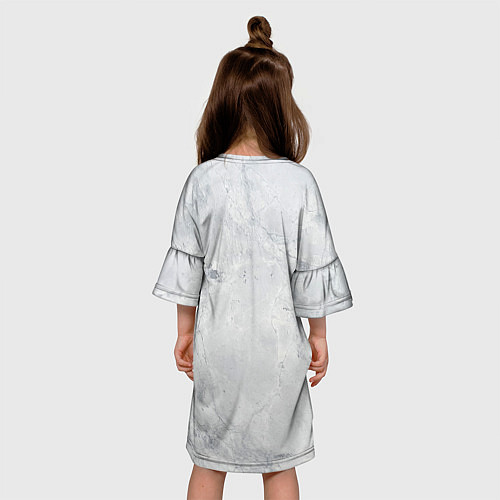 Детское платье Мрамор / 3D-принт – фото 4