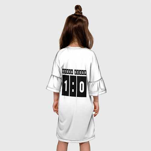 Детское платье СПИНА БЕЛАЯ 1:0 / 3D-принт – фото 4