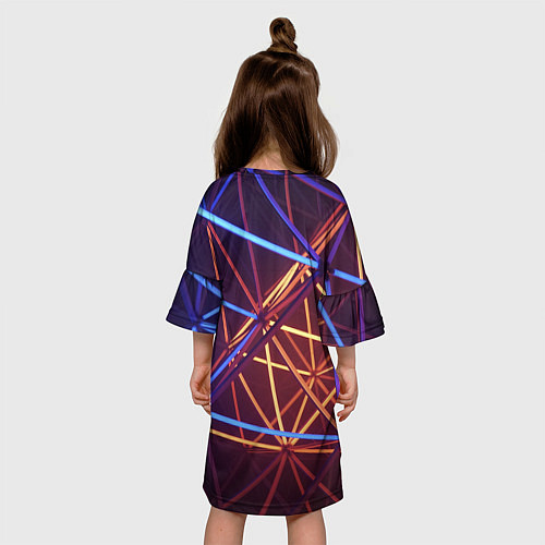 Детское платье Линии / 3D-принт – фото 4