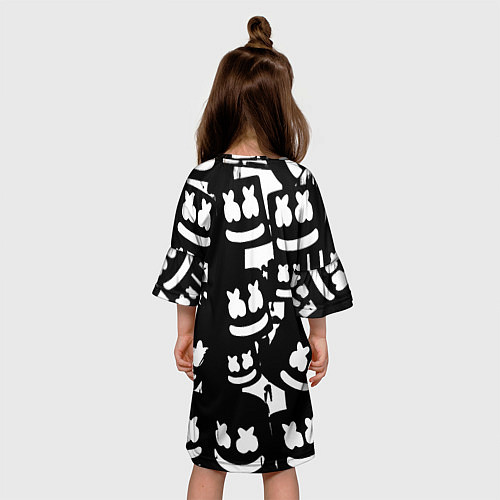 Детское платье Marshmello / 3D-принт – фото 4